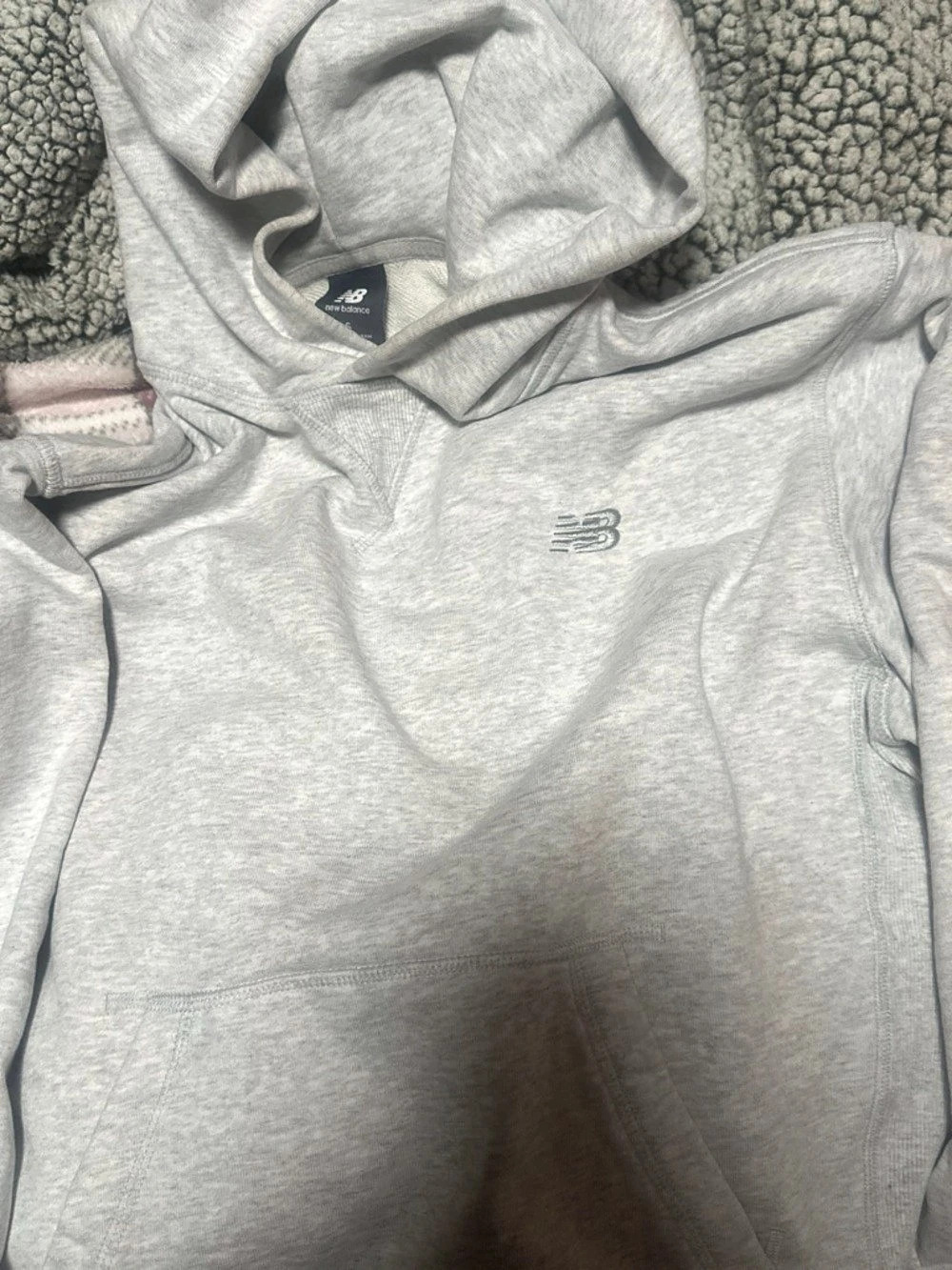 New Balance Gray Hoodie Small